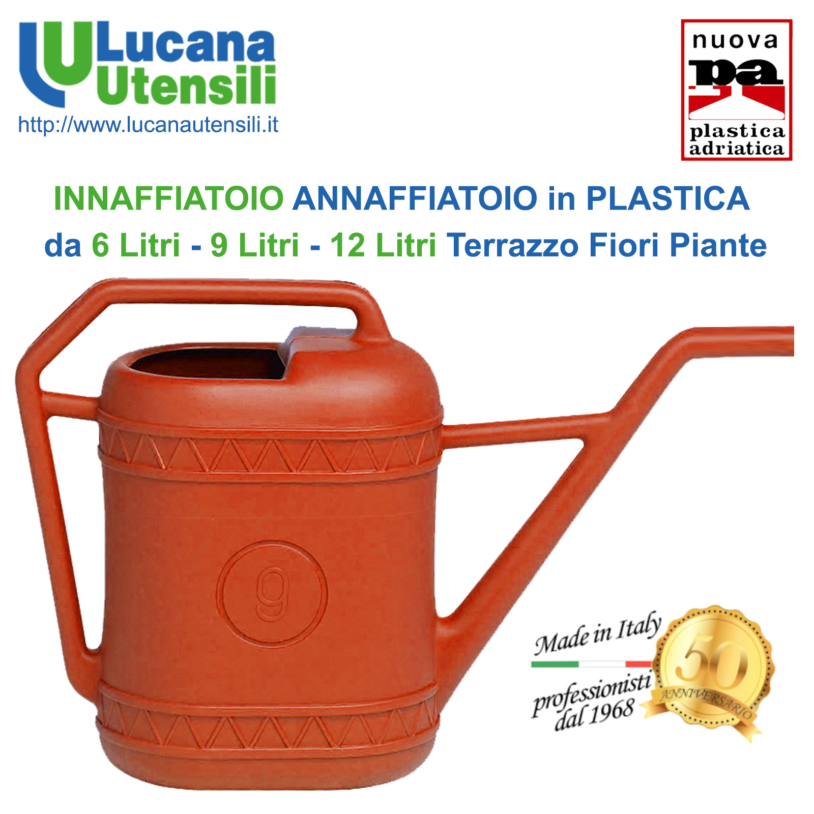 in PLASTICA FIORI versa BRICCO Annaffiatoio future 0,7 L. 