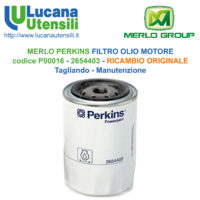 MERLO PERKINS FILTRO GASOLIO cod P00690 RICAMBIO ORIGINALE Tagliando Manutenzion 